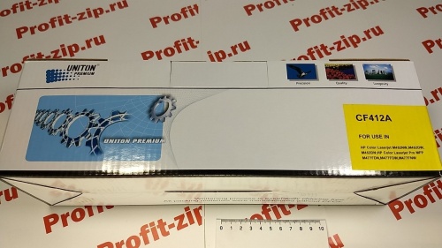 Картридж Premium HP (CF412A) M452/ M477 желтый ресурс 2300 копий UNITON