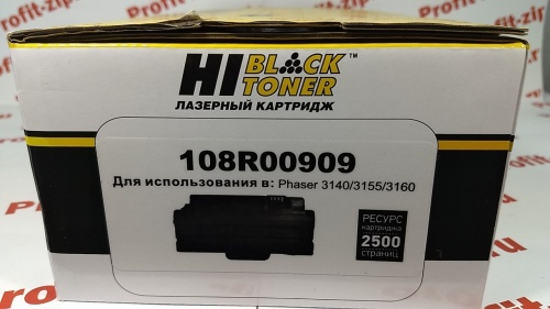 Картридж Xerox (108R00909) Phaser 3140/3155/3160, ресурс 2500 копий, Hi-Black