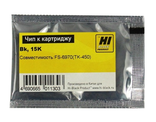 чип kyocera (tk-450) fs-6970, черный, 15000 страниц hi-black