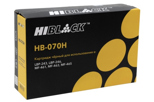 Картридж Canon (HB-070H) LBP243/246/MF MF461/463/465, 10,2K Hi-Black