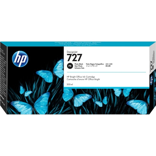 Картридж для плоттера HP 727 (F9J79A) T1500/T920/T2500 черный оригинальный