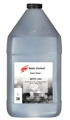 тонер hp lj pro pm401/ p2055/p3005/p3015 mpt9-1kg, bk, 1 кг, static control