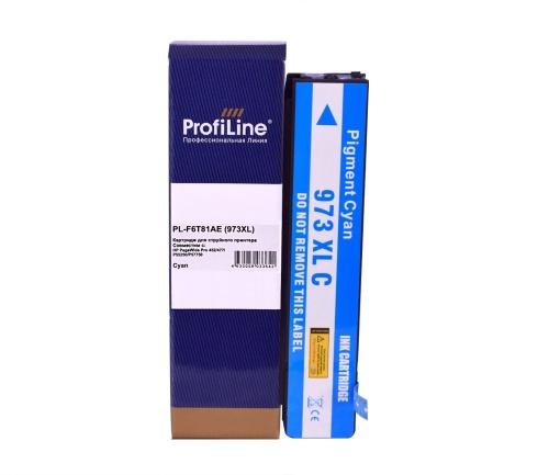 Струйный картридж HP 973XL PL-F6T81AE PageWide Pro 452/477/P55250/P57750 голубой ProfiLine Струйный картридж HP 973XL PL-F6T81AE PageWide Pro 452/477/P55250/P57750 голубой ProfiLine