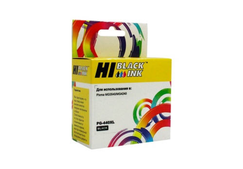 Картридж Canon (PG-440XL-Bk) PIXMA MG2140/3140, Bk Hi-Black Картридж Canon (PG-440XL-Bk) PIXMA MG2140/3140, Bk Hi-Black
