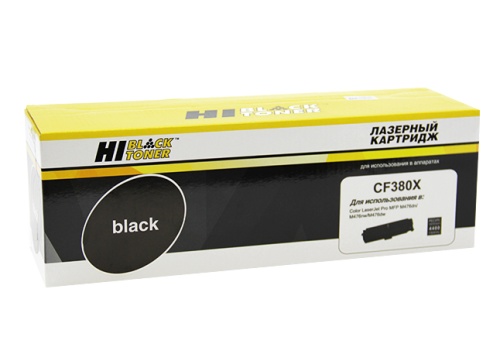 Картридж HP (CF380X) CLJ Pro MFP M476dn/dw/nw, №312X, Bk, 4,4K Hi-Black