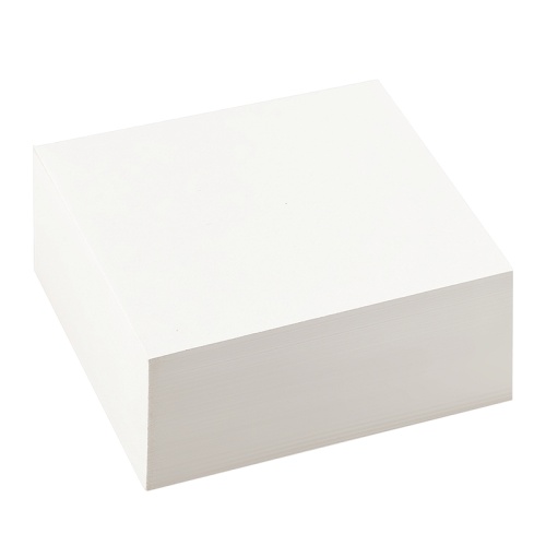 Блок для записей на склейке OfficeSpace, 8*8*4см, белый, белизна 65-70%