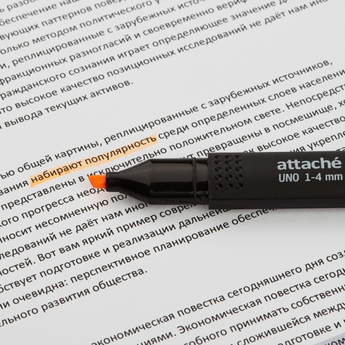 Набор текстовыделителей Attache Economy Uno (толщина линии 1-4 мм, 4 цвета)