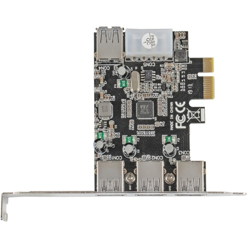 Контроллер ExeGate EXE-367 (PCI-E x1 v2.0, 3*USB 3.0 ext. + 1*USB3.0 int., разъем доп.питания)