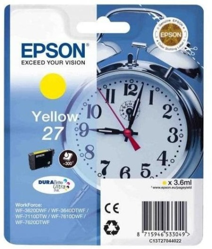 Картридж Epson T2704 (C13T27044020) желтый