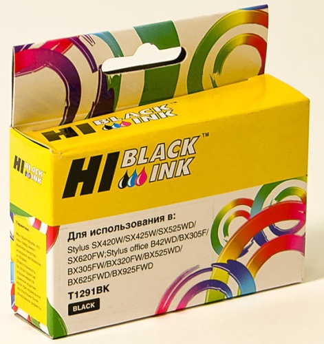 Картридж Hi-Black (HB-T1291) для Epson Stylus SX230/235W/SX420W/SX425W/BX305F, Bk Картридж Hi-Black (HB-T1291) для Epson Stylus SX230/235W/SX420W/SX425W/BX305F, Bk