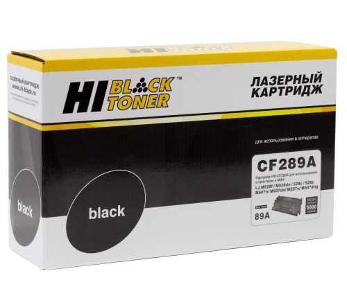 Картридж HP (CF289A) LJ M507dn/M507x/Flow M528z/MFP, 5K (без чипа) Картридж HP (CF289A) LJ M507dn/M507x/Flow M528z/MFP, 5K (без чипа)