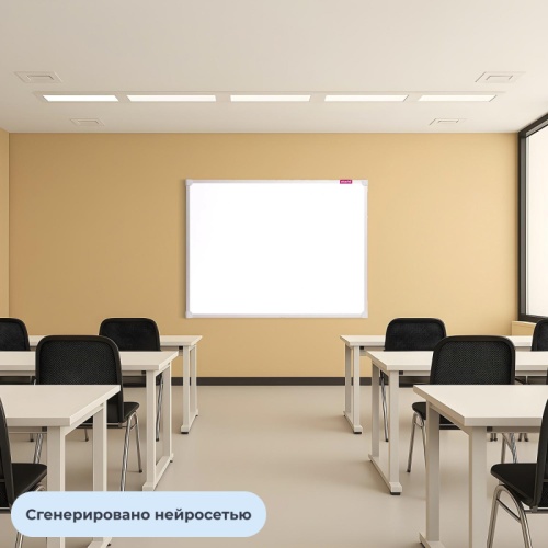 Доска магнитно-маркерная Attache Economy 120x180 см односекционная (полочка для маркеров)