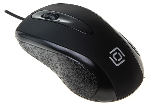 Мышь Oklick 295M черный оптическая (1000dpi) USB (3but) 412847