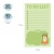Блок для записей (To Do list) MESHU "Cute dog", 10,0*17,0*0,6см, 50л., на склейке