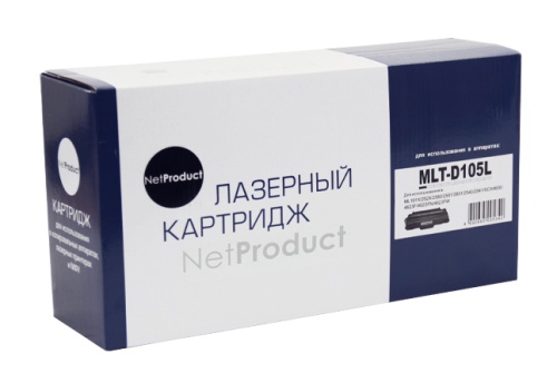 Картридж Samsung (MLT-D105L) ML-1910/1915/2525/2525W/2580N/SCX4600, 2,5K NetProduct Картридж Samsung (MLT-D105L) ML-1910/1915/2525/2525W/2580N/SCX4600, 2,5K NetProduct