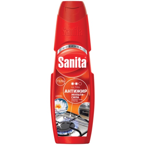 Средство чистящее Sanita "Антижир. Мультисила", гель, 500мл