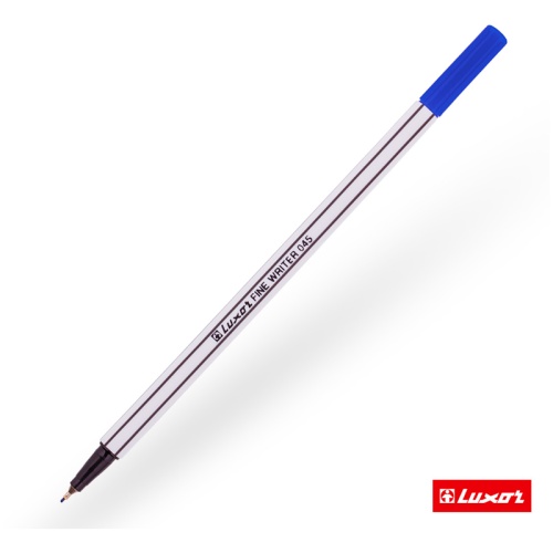 Ручка капиллярная Luxor "Fine Writer 045" синяя, 0,8мм, 7122