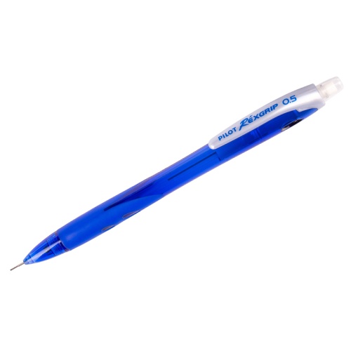Карандаш механический Pilot "Rexgrip" 0,5мм, с ластиком, синий корпус, H-105-L