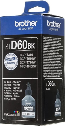 Чернила Brother BTD60BK DCPT310/510W/710W черные, (О)