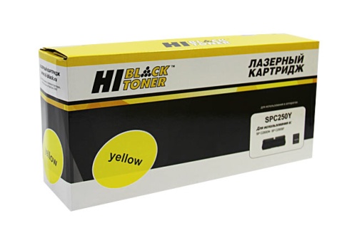 Картридж Ricoh (SPC250Y) Aficio SP C250DN/C250SF/C260/C260/C261SF, Y, 1,6K Hi-Black Картридж Ricoh (SPC250Y) Aficio SP C250DN/C250SF/C260/C260/C261SF, Y, 1,6K Hi-Black