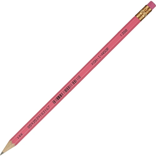 Карандаш чернографитный Koh-I-Noor "Astra" HB, с ластиком, заточенный