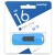 Память USB Flash 16 GB Smartbuy "Stream" USB 2.0 Flash Drive, синий