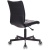 Кресло оператора Бюрократ CH-330M/BLACK, ML, экокожа черный, без подлокотников, регулировка высота с