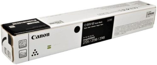 Картридж Canon C-EXV63 черный туба iR2725i/2730i
