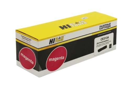 Картридж HP (CE313A) CLJ CP1025/1025nw/Pro M175, № 126A, пурпурный, ресурс 1000 копий Hi-Black