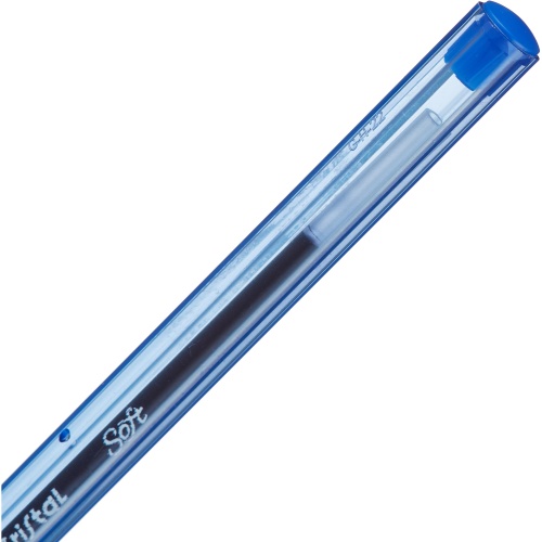 Ручка шариковая неавтоматическая Bic Cristal Soft синяя (толщина линии 0.35 мм) Ручка шариковая неавтоматическая Bic Cristal Soft синяя (толщина линии 0.35 мм)