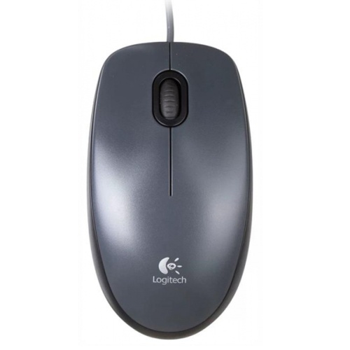 Мышь проводная Logitech M100 Dark Mouse серый Мышь проводная Logitech M100 Dark Mouse серый
