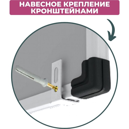 Доска магнитно-маркерная Attache 90x120 см односекционная с лаковым покрытием