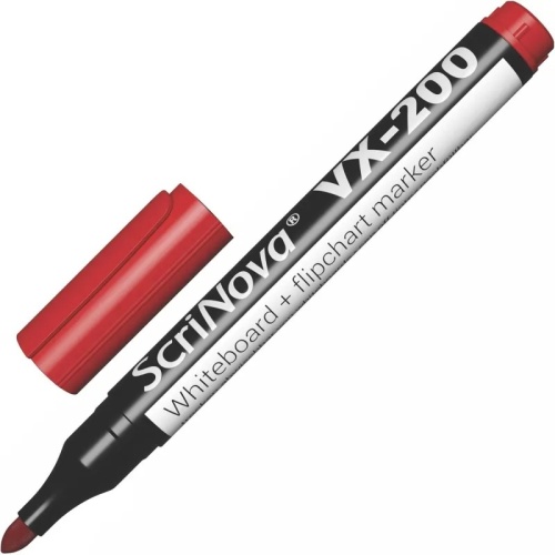 Набор маркеров для белых досок и флипчартов ScriNova VX-200 4 цвета круглый наконечник (толщина лини