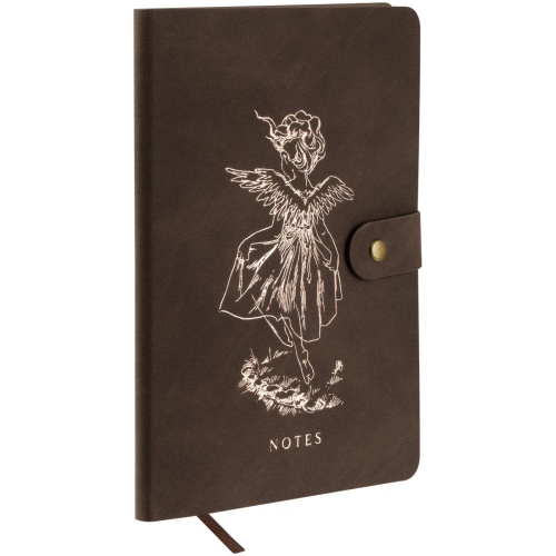 Записная книжка А5 80л., ЛАЙТ, кожзам, Greenwich Line "Outline. Angel from heaven", с замком, тиснен