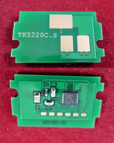 чип kyocera (tk5220c) ecosys p5021cdn/m5521cdn cyan 1.2k (elp, китай)