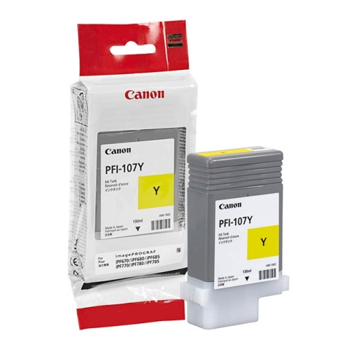 Картридж Canon PFI-107Y iPF680/685/780/785 жёлтый оригинальный