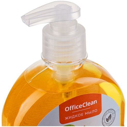 Мыло жидкое OfficeClean "Апельсин", с дозатором, 300мл