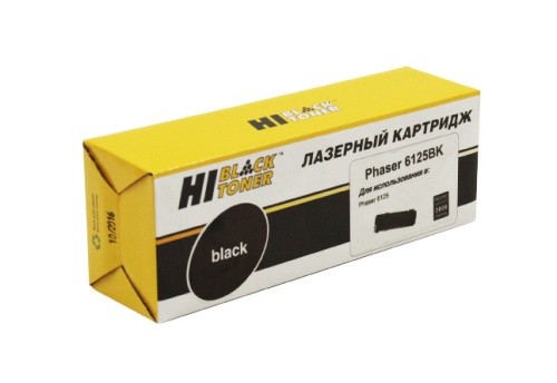 Картридж Xerox (106R01338/106R01334) Phaser 6125, Восстанов., Bk, 2K Hi-Black