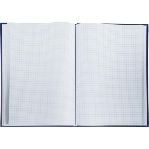 Книга учета 192 листа А4 в клетку на сшивке блок офсет Attache (обложка - бумвинил)