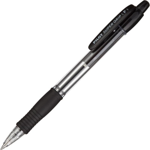 Ручка шариковая автоматическая Pilot BPGP-10R-F черная (толщина линии 0.22 мм)