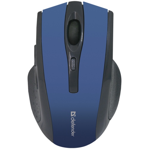 Мышь беспроводная Defender Accura MM-665 черный, синий Мышь беспроводная Defender Accura MM-665 черный, синий