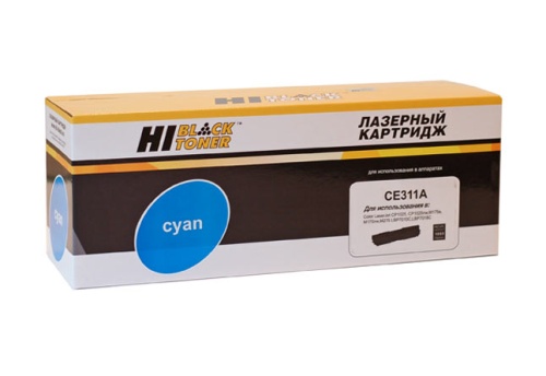 Картридж HP (CE311A) CLJ CP1025/1025nw/Pro M175, № 126A, голубой, ресурс 1000 копий Hi-Black