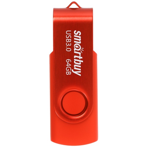 Память USB Flash 64 GB Smartbuy "Twist" USB 3.0 Flash Drive, красный Память USB Flash 64 GB Smartbuy "Twist" USB 3.0 Flash Drive, красный