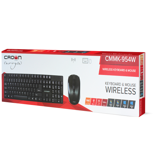 Клавиатура и мышь CROWN CMMK-954W [CM000001541]