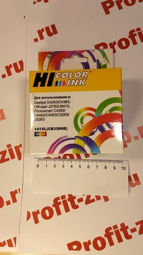 Картридж Hi-Black (HB-CB338HE) для HP PS C4283/C5283/D5363/D4263, №141XL,Color (SO)