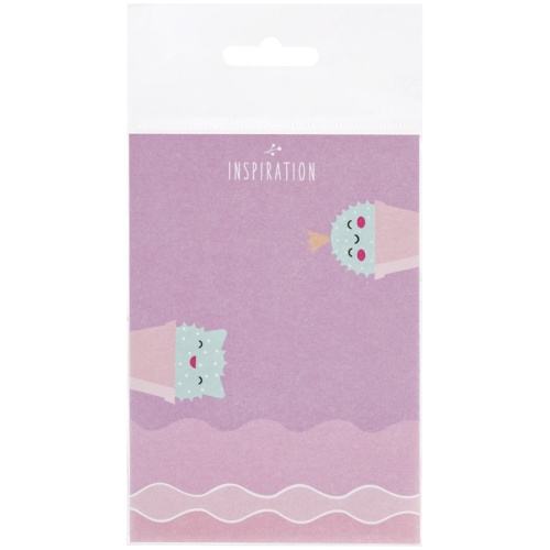 Блок для записей MESHU 8,8*12,5см, 100л., "Sweet mono", на склейке