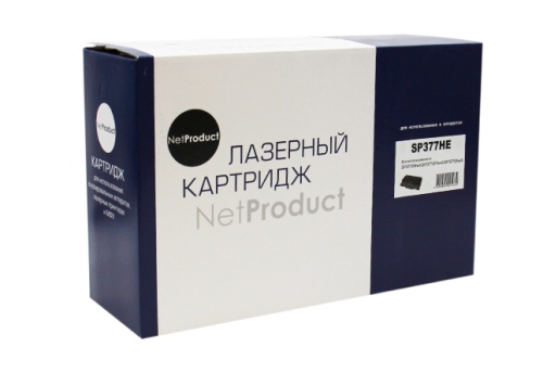 Картридж (N-SP377HE) для Ricoh Aficio SP377DNwX/SP377SFNwX/SP377SNwX, 6,4K NetProduct Картридж (N-SP377HE) для Ricoh Aficio SP377DNwX/SP377SFNwX/SP377SNwX, 6,4K NetProduct