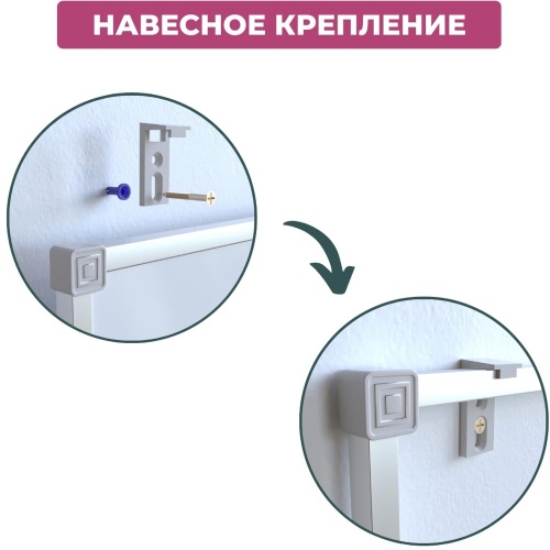 Доска магнитно-маркерная Attache Economy 120х180см лак, алюминиевая рама