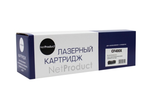 Картридж HP (CF400X) CLJ M252/252N/252DN/252DW/277n/277DW,№201X, Bk, 2,8K NetProduct