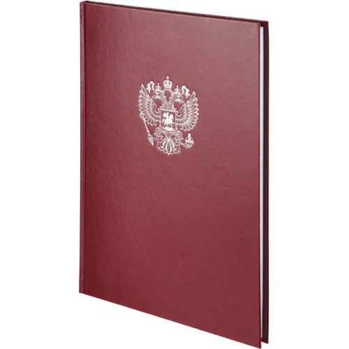 Книга учета 96 листов А4 в клетку на сшивке блок офсет Attache Герб бордовый (обложка - бумвинил) Книга учета 96 листов А4 в клетку на сшивке блок офсет Attache Герб бордовый (обложка - бумвинил)